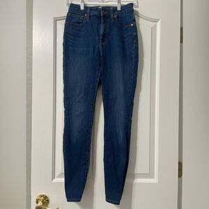 Madewell Women's Dark Blue Skinny Jeans